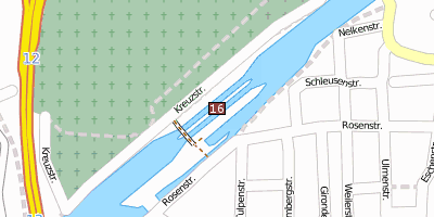 Rhein-Herne-Kanal Stadtplan