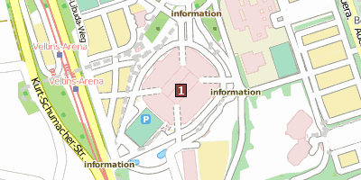 Veltins-Arena Stadtplan