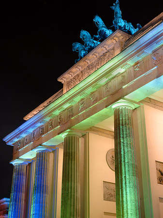 Brandenburger Tor bei Nacht Fotos