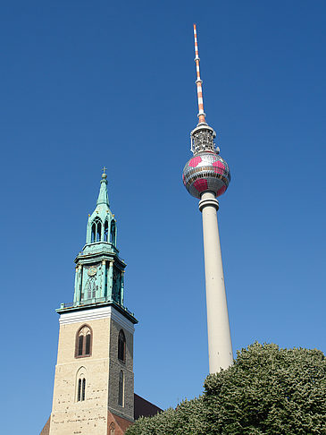 Fernsehturm und Marienkirche