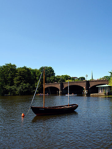 Foto Boote auf der Außenalster - Hamburg