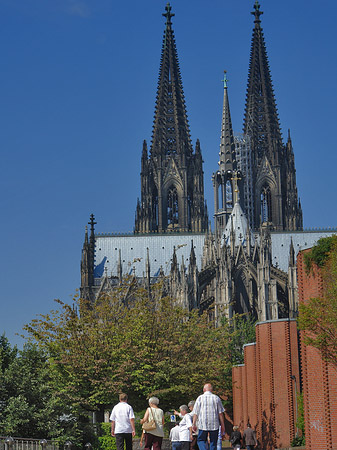 Foto Steinmauer zum Kölner Dom