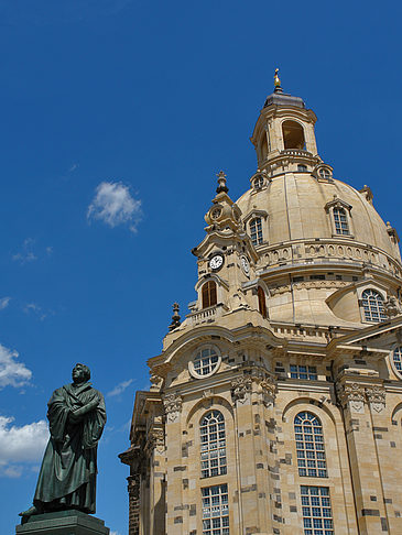 Foto Frauenkirche und Lutherdenkmal