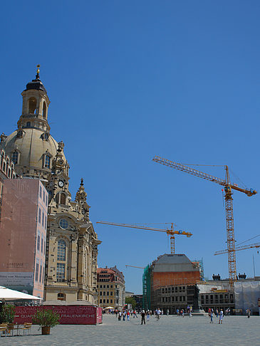 Fotos Frauenkirche mit Baustelle | Dresden