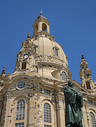 Foto Lutherdenkmal vor der Frauenkirche - Dresden