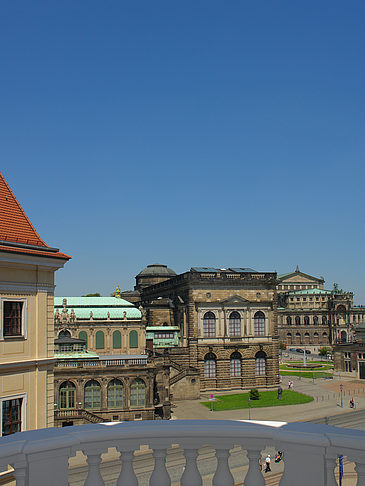 Blick vom Balkon