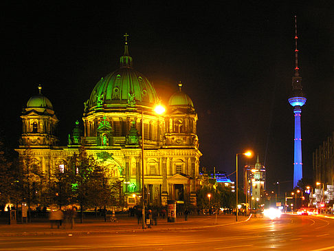 Fotos Berliner Dom bei Nacht | Berlin
