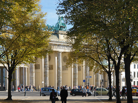Foto Allee zum Tor - Berlin