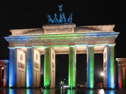 Foto Brandenburger Tor bei Nacht