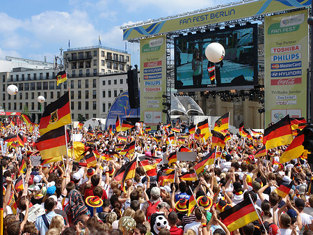 Foto Leinwand und Fans - Berlin