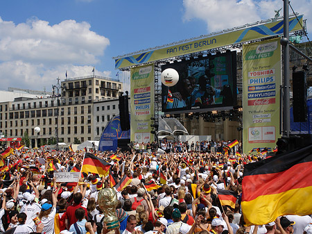 Leinwand und Fans Foto 