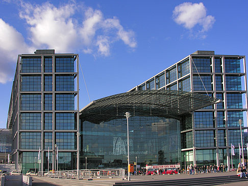 Foto Blick auf den Hauptbahnhof - Berlin
