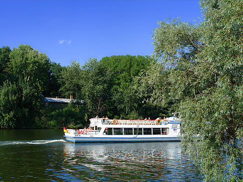 Schiffe an der Pfaueninsel Fotos
