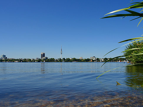 Foto Badestrand an der Außenalster