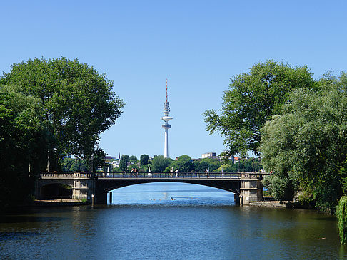 Fotos Schwanenwikbrücke und Heinrich-Hertz-Turm