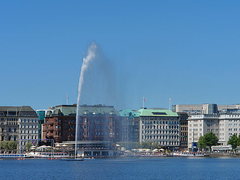 Foto Fontäne auf der Binnenalster