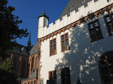 Foto Leinwandhaus mit Kaiserdom - Frankfurt am Main