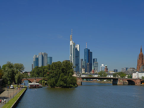 Foto Blick von Obermainbrücke - Frankfurt am Main