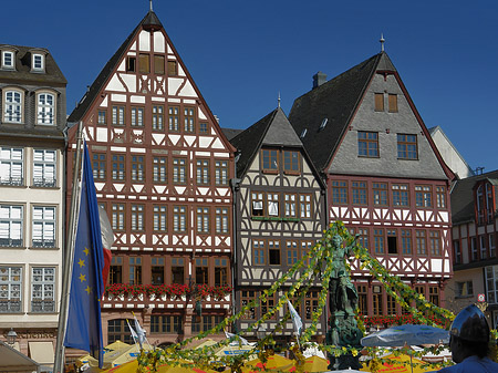 Foto Gerechtigkeitsbrunnen auf dem Römerberg - Frankfurt am Main