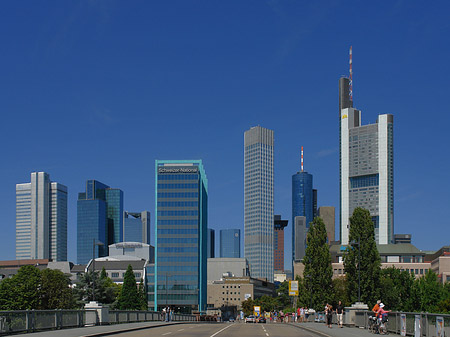 Skyline von Frankfurt Fotos