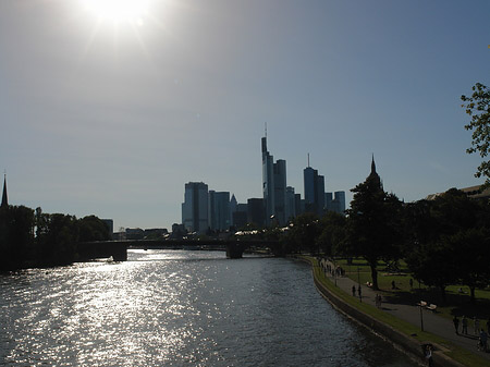 Skyline von Frankfurt Foto 