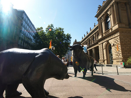 Fotos Wertpapierbörse mit Bulle und Bär | Frankfurt am Main