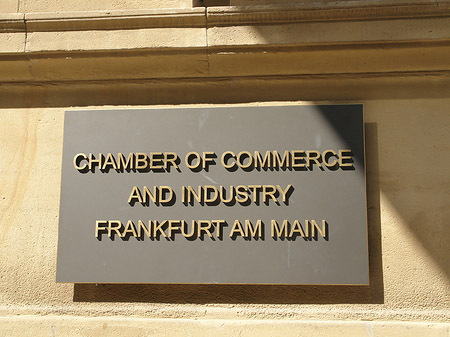 Chamber of Commerce and Industrie Frankfurt am Main