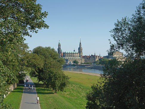 Foto Canalettoblick durch Bäume