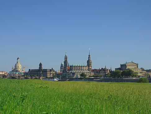 Fotos Canalettoblick mit Wiese | Dresden