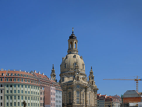 Foto Frauenkirche mit Baustelle