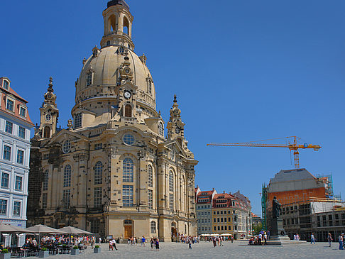 Fotos Frauenkirche mit Baustelle | Dresden
