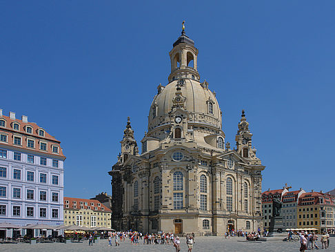 Foto Frauenkirche mit Baustelle