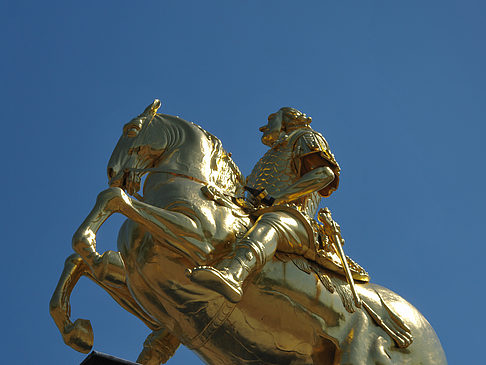 Goldener Reiter Nahaufnahme Fotos