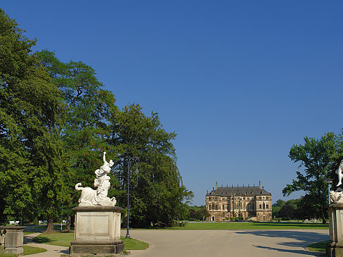 Statue im Großen Garten Foto 