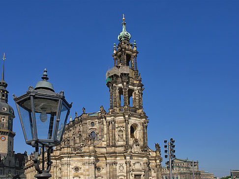 Hofkirche mit Laterne Fotos