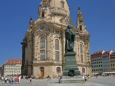 Lutherdenkmal vor der Frauenkirche