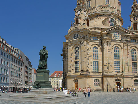 Foto Lutherdenkmal vor der Frauenkirche - Dresden
