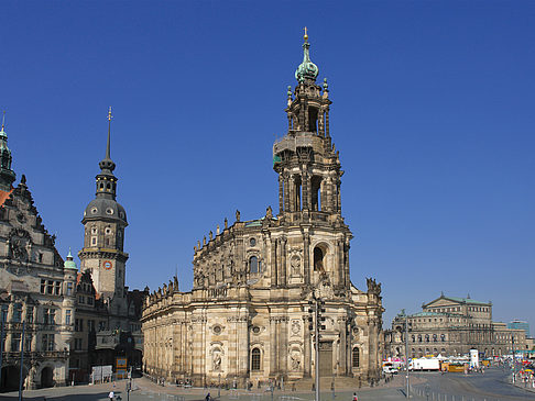Foto Hofkirche und Georgentor - Dresden