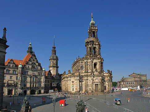 Foto Hofkirche und Georgentor - Dresden