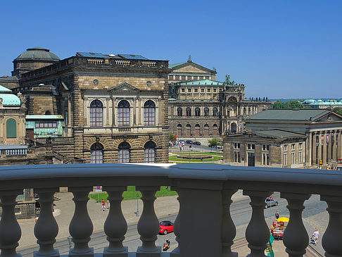 Foto Blick vom Balkon - Dresden